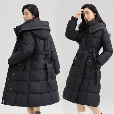 Abrigo Elegante Ajustado de Largo Medio para Mujer - Image 4