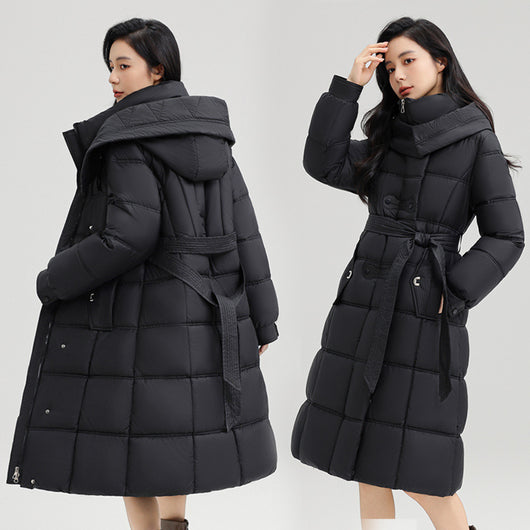 Abrigo Elegante Ajustado de Largo Medio para Mujer - Image 4