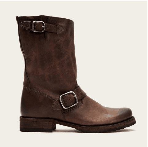 Botas Cuadradas Versátiles para Mujer - Tacón Bajo Caña Media - Image 12