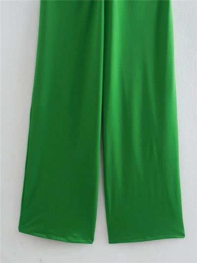 Jumpsuit de Cintura Alta con Nudo Anudado para Mujer - Image 16