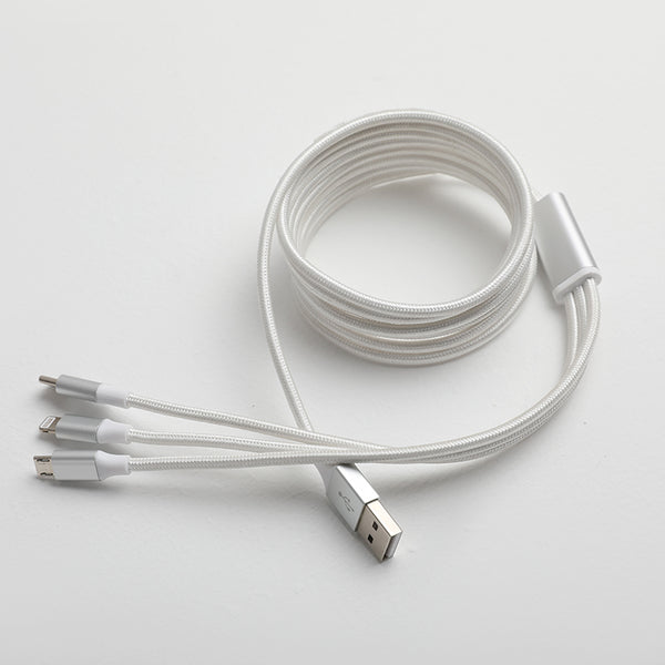 Cable USB Tipo-C 3 en 1 de 2 Metros para Carga Rápida y Transferencia de Datos - Image 5
