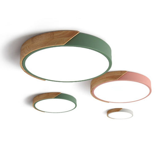 Lámpara de Techo LED Macaron Redonda para Dormitorio - Image 16