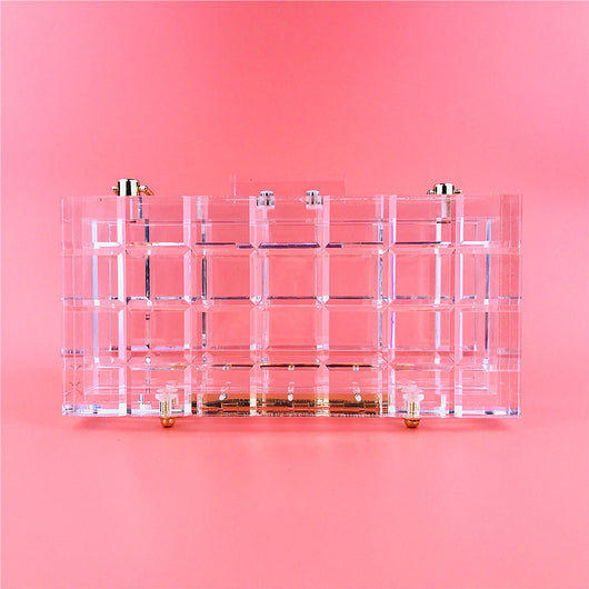 Bolso de Noche Acrílico Transparente Cristal Premium con Asa Rígida - Image 8
