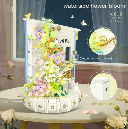 Bloques de Construcción Flor Shuixie para Niños - Juguete Decorativo - Image 5