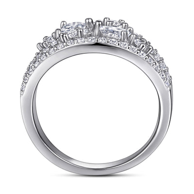 Anillo de Plata 925 para Mujer con Circonita - Diseño Europeo Amor - Image 8