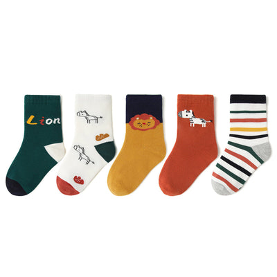 Calcetines Sueltos de Algodón para Niños - Otoño e Invierno - Image 13