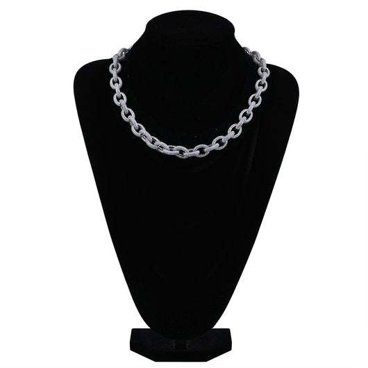 Pulsera para Hombre con Botón Ovalado Retorcido Grande - Image 3