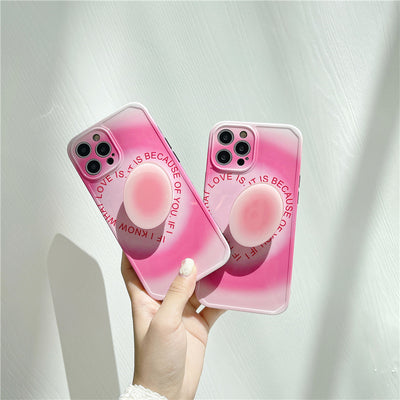 Funda iPhone con Soporte Plegable Degradado Love - Protección Premium - Image 9