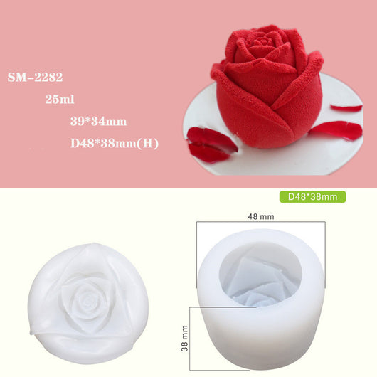 Molde de Silicona para Hielo Whiskey en Forma de Rosa - Image 5