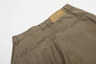 Pantalones Casuales Anchos Multibolsillos Estilo Moderno - Image 9