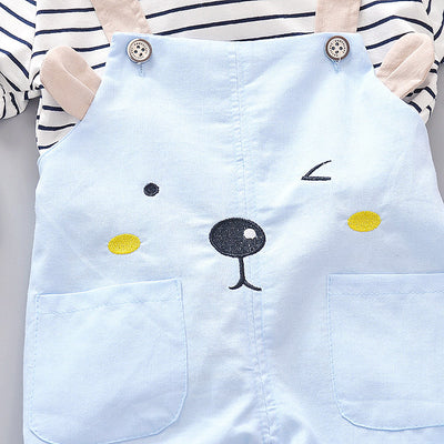 Conjunto Infantil Dos Piezas con Babero - Playera Cuello Redondo Manga Corta - Image 19