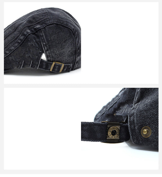 Boina de Algodón 100% para Hombre - Estilo Casual Denim - Image 4