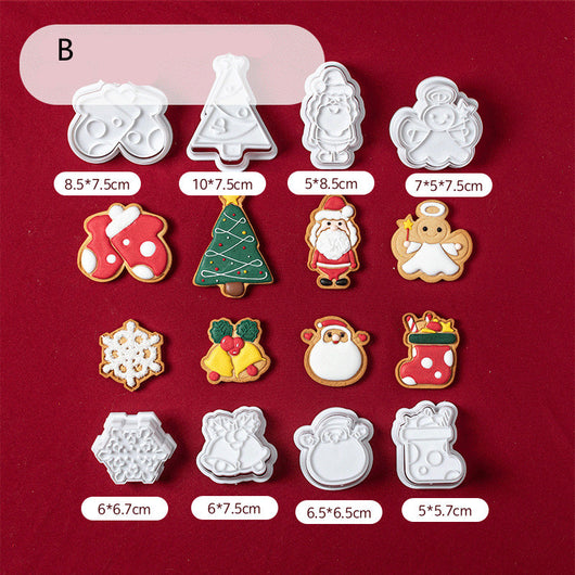 Molde de Galletas Navideñas 3D - Prensa de Repostería Infantil - Image 23