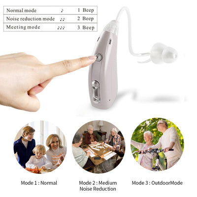 Audífono Inalámbrico Invisible de Alta Amplificación para Adultos Mayores - Image 10