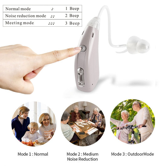 Audífono Inalámbrico Invisible de Alta Amplificación para Adultos Mayores - Image 10