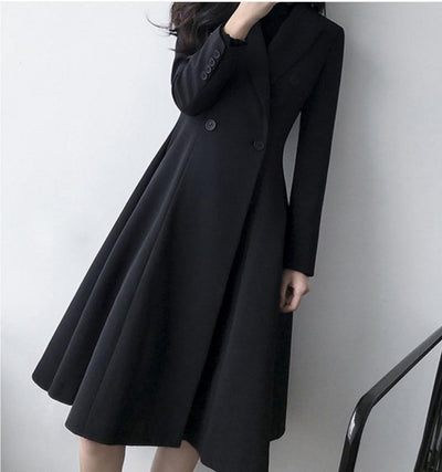 Abrigo Trench Coat Largo Talla Grande para Mujer - Colección Otoño - Image 15