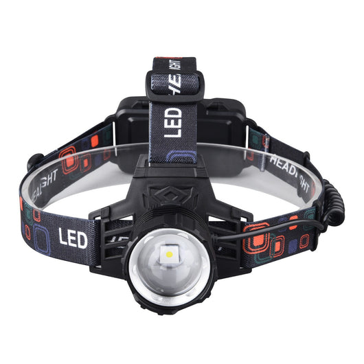 Linterna Frontal LED T6 Multi-Luz: Blanca, Verde y Roja con Zoom - Image 11