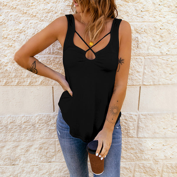 Blusa Camiseta Básica Mujer Colores Sólidos Estilo Europeo