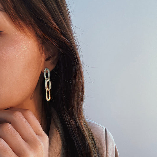 Aretes de Plata Pura Estilo Minimalista Moderno - Image 10