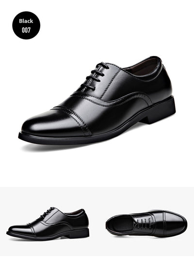 Zapatos de Cuero Formales Puntiagudos para Hombre - Estilo Ejecutivo Británico - Image 9