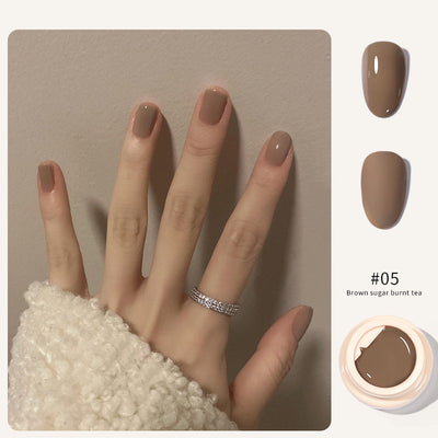 Lata Sólida Color Caramelo Estilo Japonés - Colección Otoño Temprano - Image 7