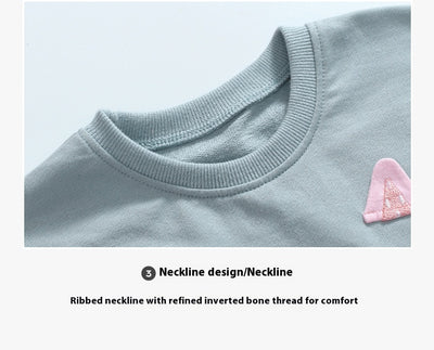 Conjunto de Suéter Casual Transpirable con Estampado para Niñas - Image 10