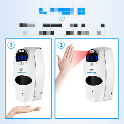Dispensador de Jabón con Sensor de Temperatura e Higienización Automática - Image 3