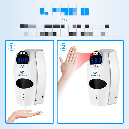 Dispensador de Jabón con Sensor de Temperatura e Higienización Automática - Image 3