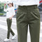 Pantalón Casual Cintura Alta Elástico en los Tobillos