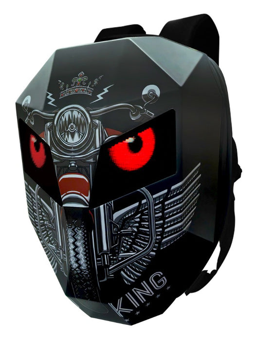 Casco Moto LED Personalizable Impermeable con Patrón Luminoso - Image 7