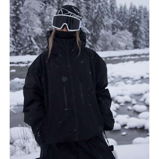 Chaqueta de Snowboard Impermeable y Transpirable con Adhesivo de Presión Total - Image 5