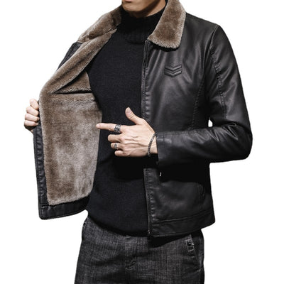 Chaqueta de Cuero para Hombre Cálida y Elegante - Image 4