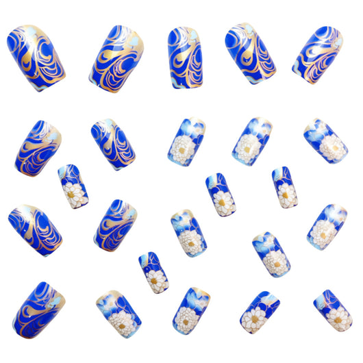 Set de 24 Uñas Postizas Desprendibles Medianas - Image 14