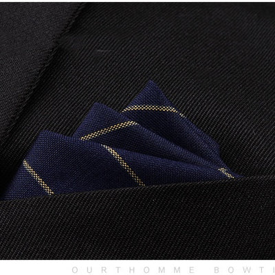 Traje de Algodón para Hombre Diseño a Rayas con Bolsillos, Pañuelo y Bufanda - Image 16