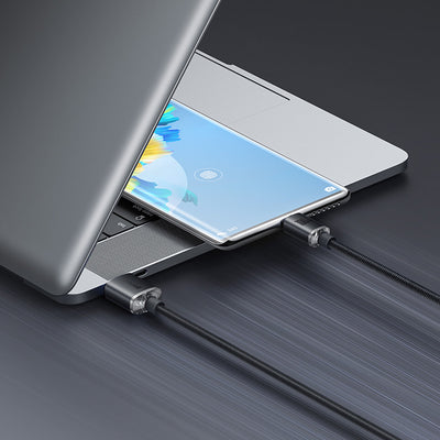 Cable USB-C de Carga Rápida 100W Crystal Shine - Transferencia de Datos - Image 2