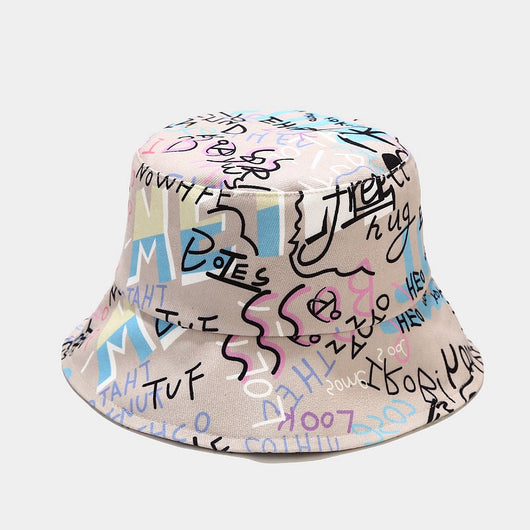 Gorra de Pescador con Alfabeto Graffiti Creativo - Image 11