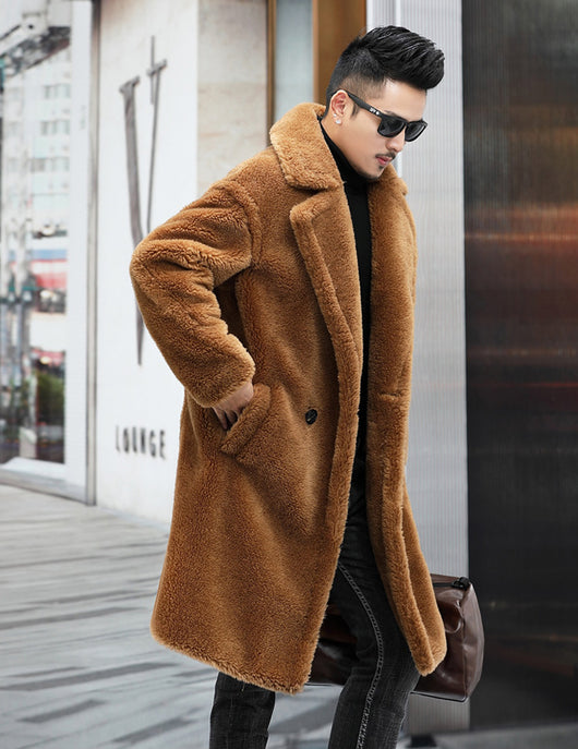 Abrigo Largo de Cachemira para Hombre - Elegancia y Calidez Invernal - Image 9