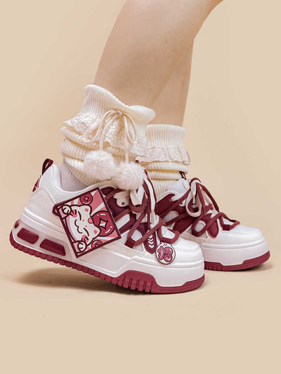 Zapatillas Deportivas Plataforma Red Board para Mujer - Image 4