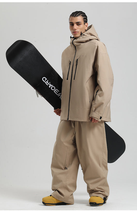 Chaqueta Esquí Hombre Impermeable Transpirable Corte Holgado con Cierre - Image 18