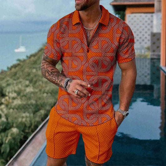 Traje Casual con Cierre de Manga Corta - Image 12