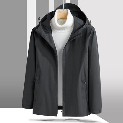 Chaqueta de Montaña Impermeable y Cortavientos Tallas Grandes - Image 3