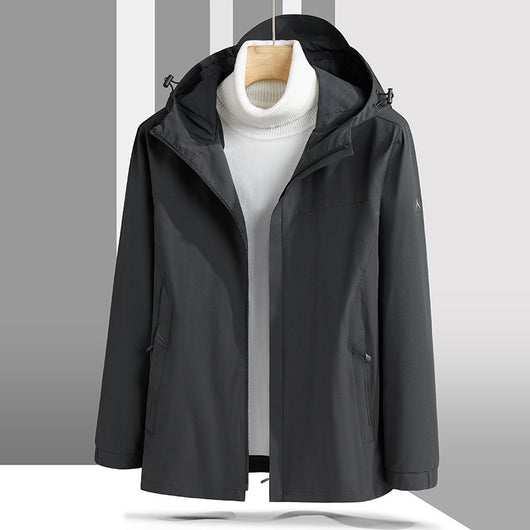Chaqueta de Montaña Impermeable y Cortavientos Tallas Grandes - Image 3