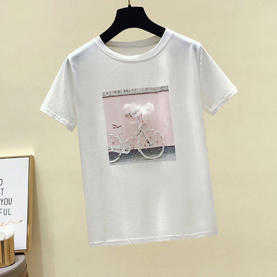 Blusas Sueltas de Verano para Mujer - Camisetas de Manga Corta que Disimula Abdomen - Image 5