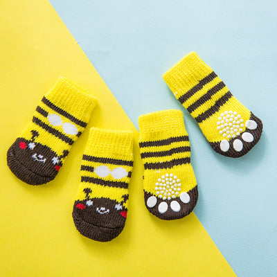 Calcetines Cálidos de Algodón para Mascotas - Comodidad y Amor - Image 14