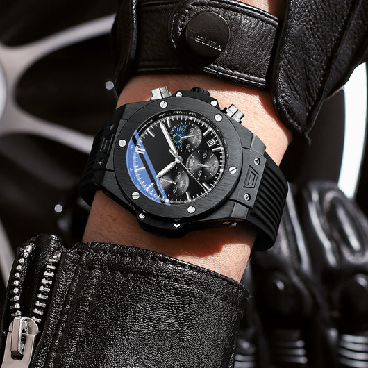 Reloj de Cuarzo para Hombre con Correa de Silicona