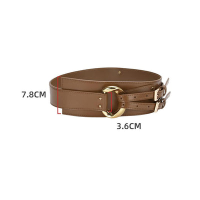 Conjunto Elegante de Suéter con Cinturón Decorativo de Cuero Irregular para Mujer - Image 15