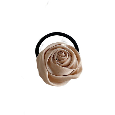 Banda Elástica para Cabello con Diseño Floral Rosa - Image 4
