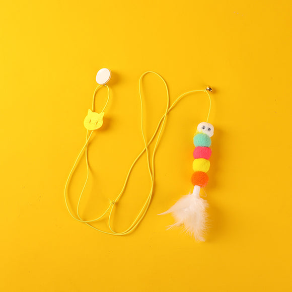 Juguete Interactivo de Plumas y Campana para Gatos