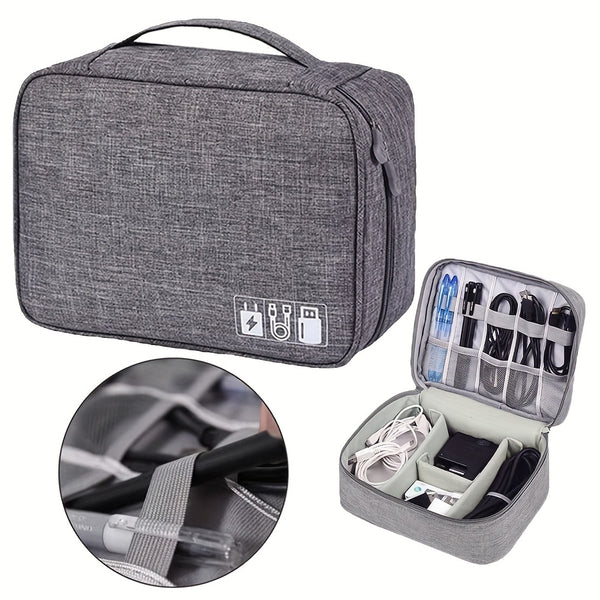 Organizador de Cables y Accesorios Electrónicos Impermeable para Viajes