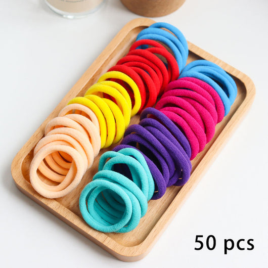 Set de 50 Bandas Elásticas Coloridas para el Cabello - Accesorios Infantiles - Image 41